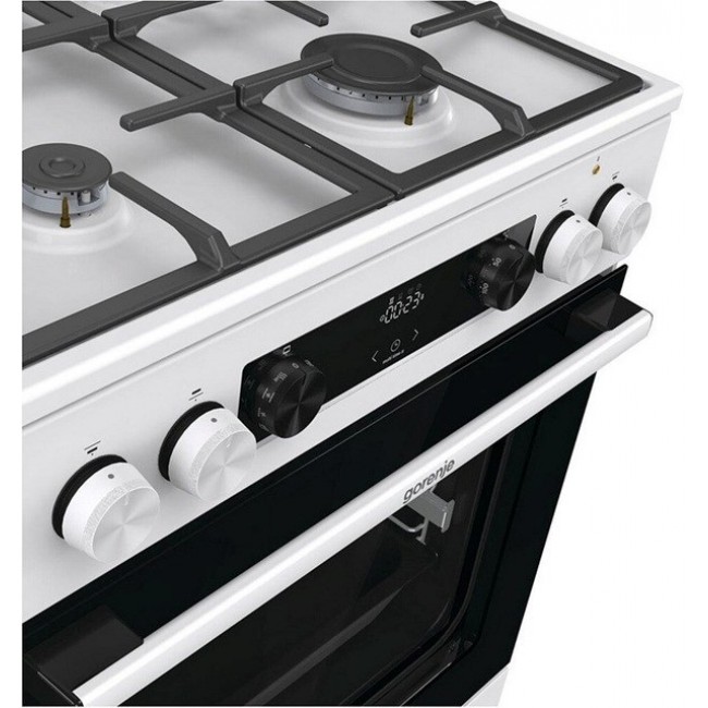 Gorenje GKS6C71WF Freestanding cooker with oven White