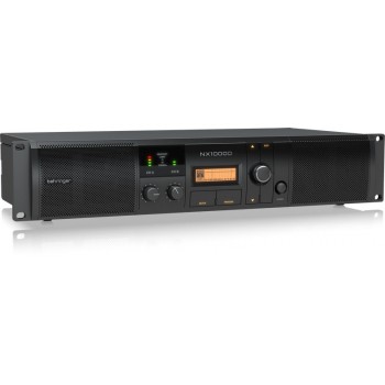 Behringer NX1000D audio amplifier Performance/stage Black
