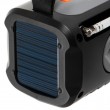 Adler AD 1920 Emergency radio Solar panel / Crank / Powerbank 4500 mAh Black