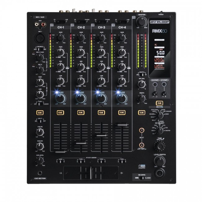 Reloop RMX-60 audio mixer 5 channels 20 - 20000 Hz Black Reloop RMX-60 audio mixer 5 channels 20 - 20000 Hz Black