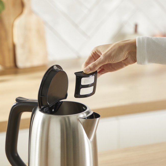 Tefal Subito KO5S0DE0 electric kettle 1.7 L 2400 W Black, Stainless steel Tefal Subito KO5S0DE0 electric kettle 1.7 L 2400 W Black, Stainless steel
