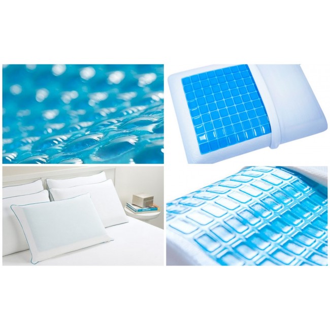 QMED orthopaedic pillow with cooling gel - shape memory (COMFORT GEL PILLOW)