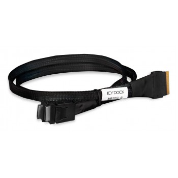 Icy Dock MB206L-B Serial Attached SCSI (SAS) cable 0.5 m Black