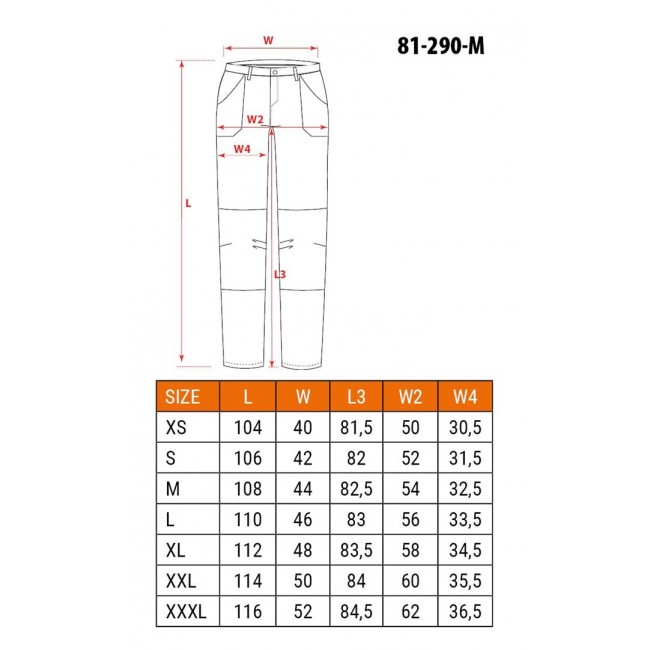 NEO tools 81-290-M protective trousers Black