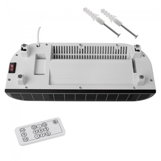 Adler AD 7751 air curtain Black, White 2000 W
