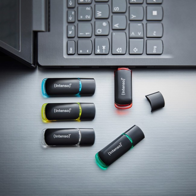 Intenso 3511595 USB flash drive 64 GB USB Type-A 2.0 Black, Red, Green, Transparent, Yellow, Blue