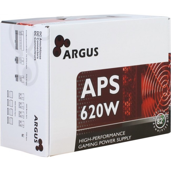 Inter-Tech Argus APS power supply unit 620 W 20+4 pin ATX ATX Black