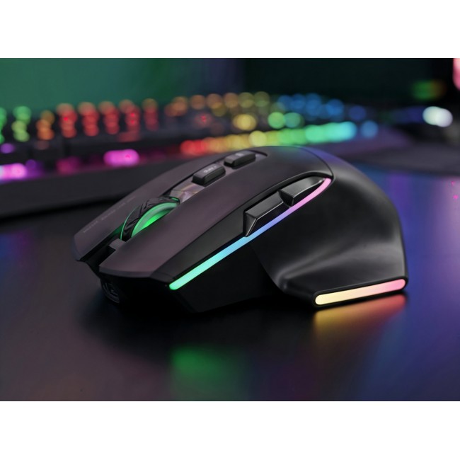 Mars Gaming MMWVECTOR mouse Right-hand RF Wireless + Bluetooth + USB Type-A Optical 12000 DPI