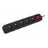 Lanberg PS1-05E-0150-BK power extension 1.5 m 5 AC outlet(s) Indoor Black