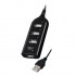 Vakoss TC-234UX interface hub USB 2.0 Black