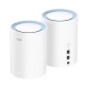 Cudy M1200 2-pack Dual-band (2.4 GHz / 5 GHz) Wi-Fi 5 (802.11ac) White 1 Internal