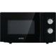 Gorenje MO17E1BH microwave Countertop Solo microwave 17 L 700 W Black Gorenje MO17E1BH microwave Countertop Solo microwave 17 L 700 W Black