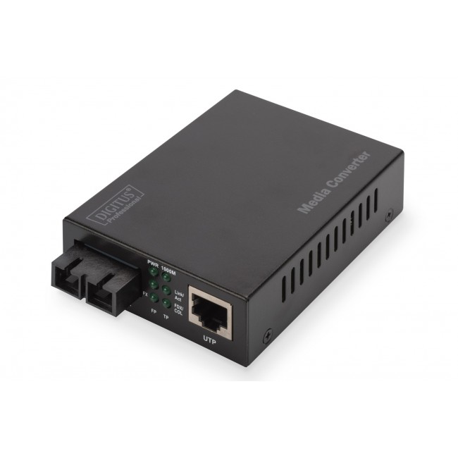 Digitus Gigabit Media Converter, RJ45 / SC Digitus Gigabit Media Converter, RJ45 / SC