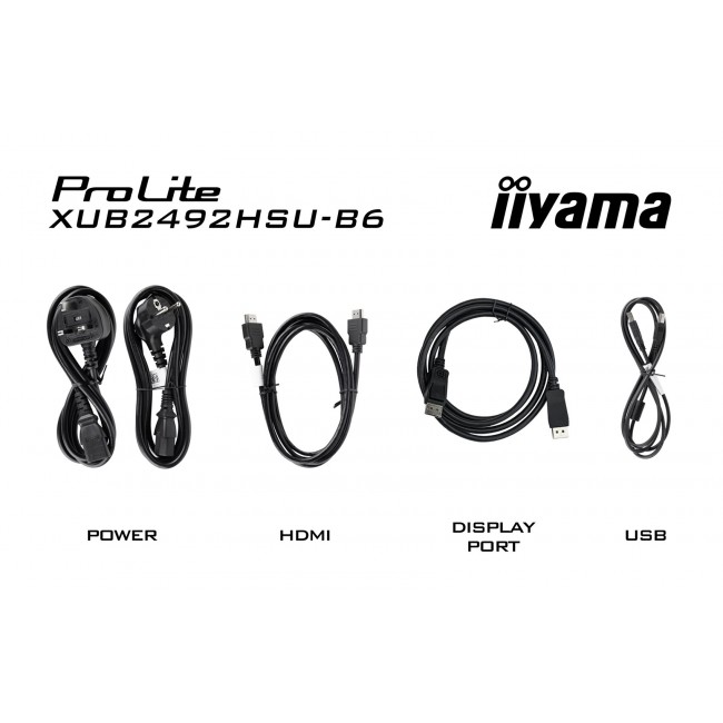 iiyama XUB2492HSU-B6 computer monitor 60.5 cm (23.8 iiyama XUB2492HSU-B6 computer monitor 60.5 cm (23.8