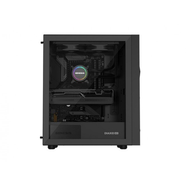 HOUSING GENESIS DIAXID 605F MIDI TOWER WITH USB-C WINDOW BLACK HOUSING GENESIS DIAXID 605F MIDI TOWER WITH USB-C WINDOW BLACK
