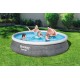 Bestway Fast Set 57376 above ground pool Inflatable pool Round 7340 L Grey Bestway Fast Set 57376 above ground pool Inflatable pool Round 7340 L Grey