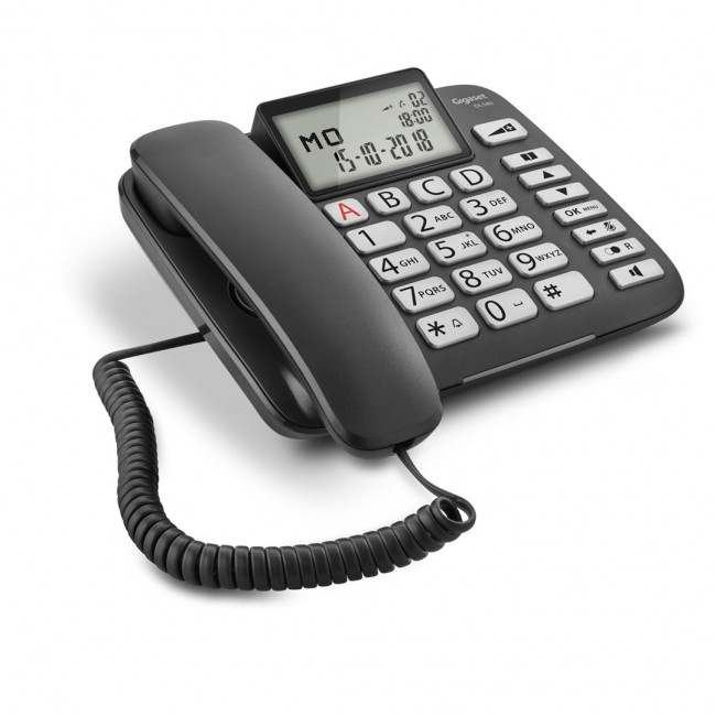Gigaset DL580 Analog telephone Caller ID Black
