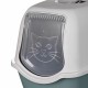 ROTHO Bailey Hooded litter box Green, White