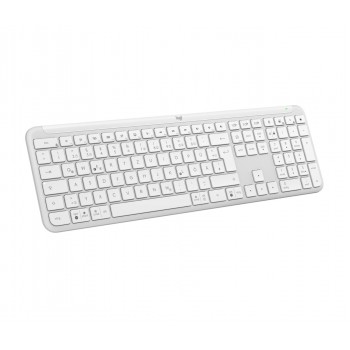 Logitech 920-012452 keyboard Office RF Wireless + Bluetooth QWERTZ German White
