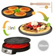 Adler AD 3093 Double-Sided Electric Pancake Maker 2 in 1 Black