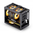 Jonsbo C6 MAX PC Case, Mini Case, Micro-ATX, Tempered Glass - black