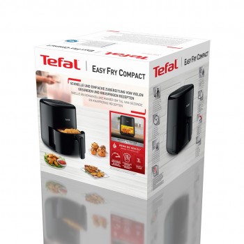 Tefal Easy Fry EY145810 fryer Single 3 L Stand-alone 1300 W Hot air fryer Black