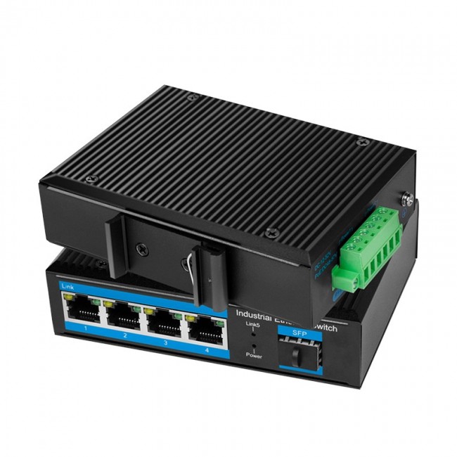 LogiLink NS204 network switch Unmanaged Gigabit Ethernet (10/100/1000) Black