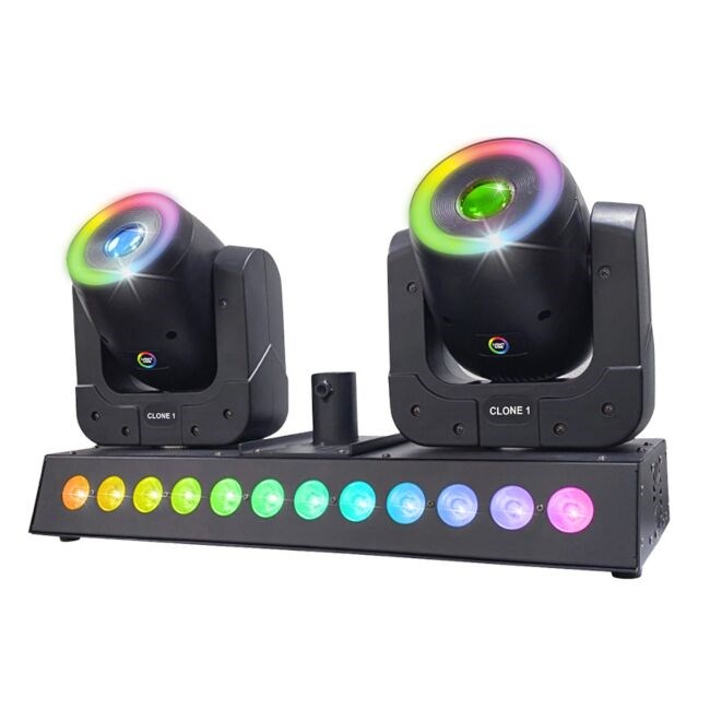 LIGHT4ME CLONE 1 LED RGBW light effect 2 heads