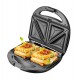 Adler AD 3040 sandwich maker 1200 W Black, Grey