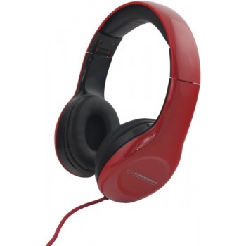 Esperanza EH138R headphones/headset Head-band Black,Red