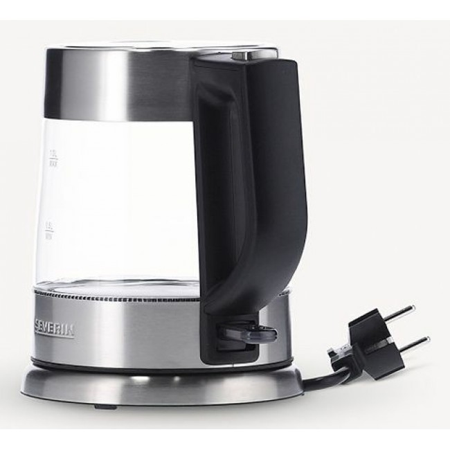 Severin WK 3468 electric kettle 1 L 2200 W Black, Stainless steel, Transparent Severin WK 3468 electric kettle 1 L 2200 W Black, Stainless steel, Transparent