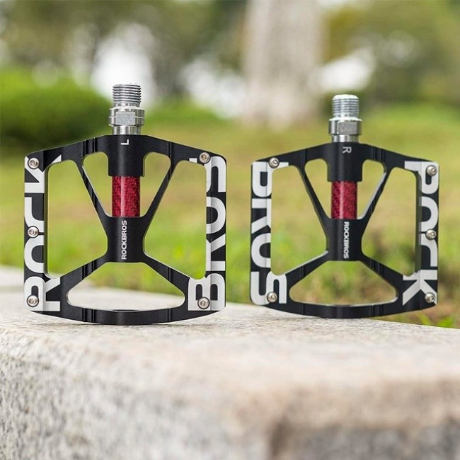 Rockbros 37213071001 Aluminium alloy bicycle pedal set - Black Rockbros 37213071001 Aluminium alloy bicycle pedal set - Black