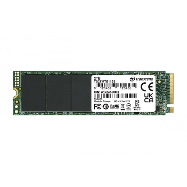 Transcend PCIe SSD 115S 1 TB M.2 PCI Express 3.0 NVMe 3D NAND Transcend PCIe SSD 115S 1 TB M.2 PCI Express 3.0 NVMe 3D NAND