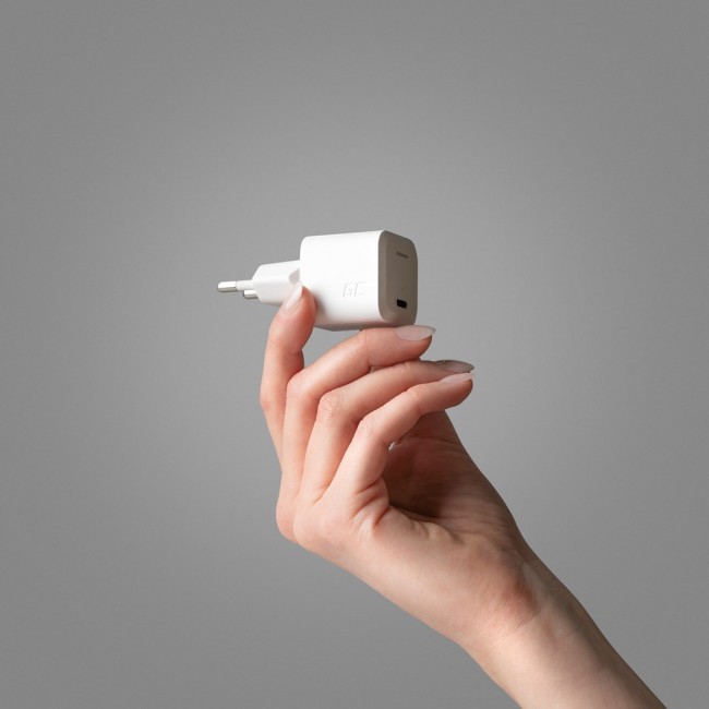 USB Charger Green Cell PowerGaN 33 W PD 3.0 QC 3.0 1x USB-C white USB Charger Green Cell PowerGaN 33 W PD 3.0 QC 3.0 1x USB-C white