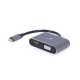 Cablexpert A-USB3C-HDMIVGA-01 USB graphics adapter Grey Cablexpert A-USB3C-HDMIVGA-01 USB graphics adapter Grey