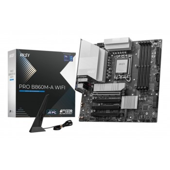 MSI PRO B860M-A WIFI motherboard Intel B860 LGA 1851 (Socket V1) micro ATX