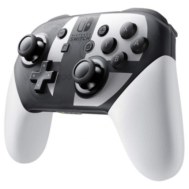 Nintendo Switch Pro Controller Super Smash Bros. Ultimate Edition Black, Grey, White Bluetooth Gamepad Analogue / Digital Nintendo Switch