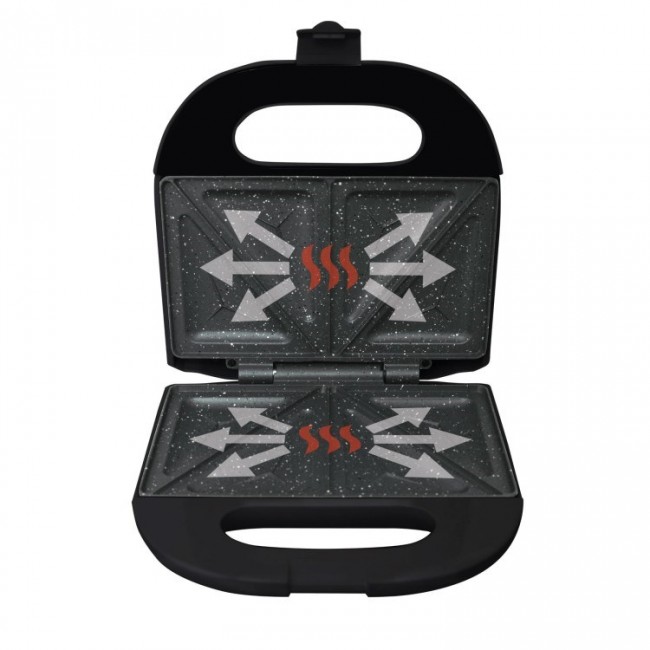 ELDOM Sandwich RUDDY, 750 W, granite slabs