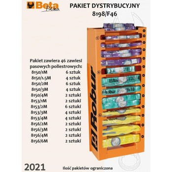 BETA ZAWIESIA PASOWE 46szt./ EKSPOZYTOR ROBUR.....