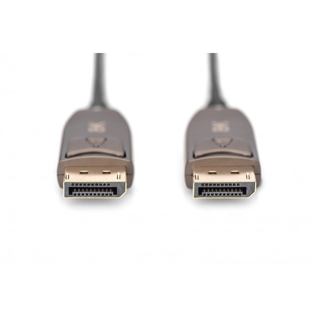 Digitus DisplayPort AOC Hybrid Fiber Optic Cable, UHD 8K, 10 m