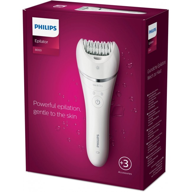Philips BRE700/00 epilator 32 tweezers Silver, White Philips BRE700/00 epilator 32 tweezers Silver, White