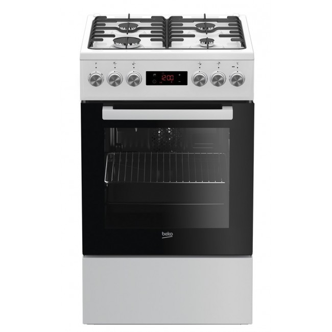 Beko FSE52320DWD cooker Freestanding cooker Gas White A Beko FSE52320DWD cooker Freestanding cooker Gas White A
