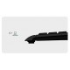 KeySonic KSK-5011ELC (DE) keyboard Home USB QWERTZ German Black