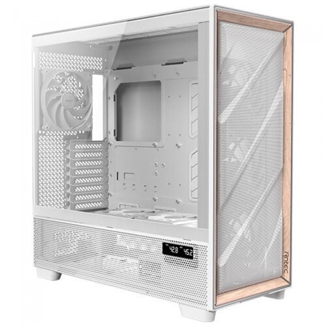 Antec FLUX PRO White EUV Full Tower White, Wood