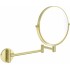 Cosmetic mirror on movable arm