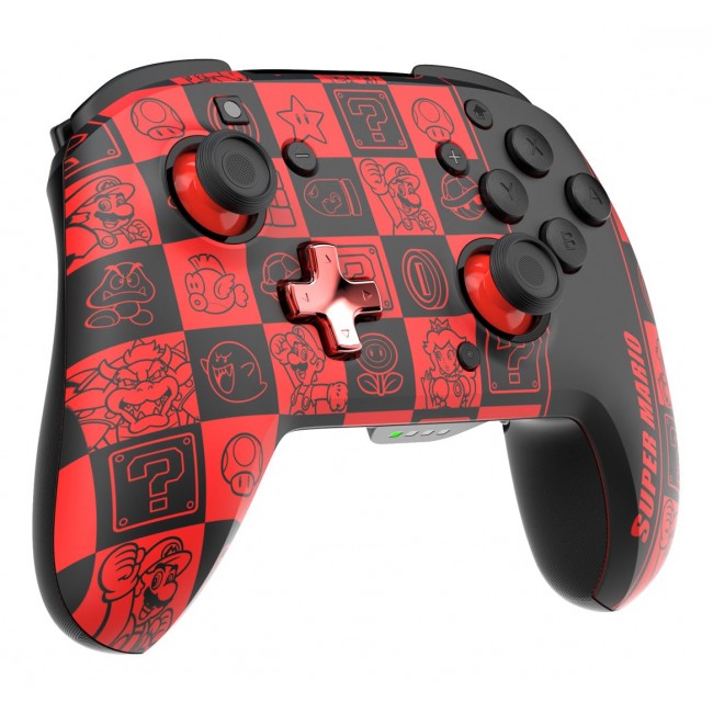 PDP REMATCH GLOW Black, Green, Red Gamepad Analogue / Digital Nintendo Switch, Nintendo Switch OLED