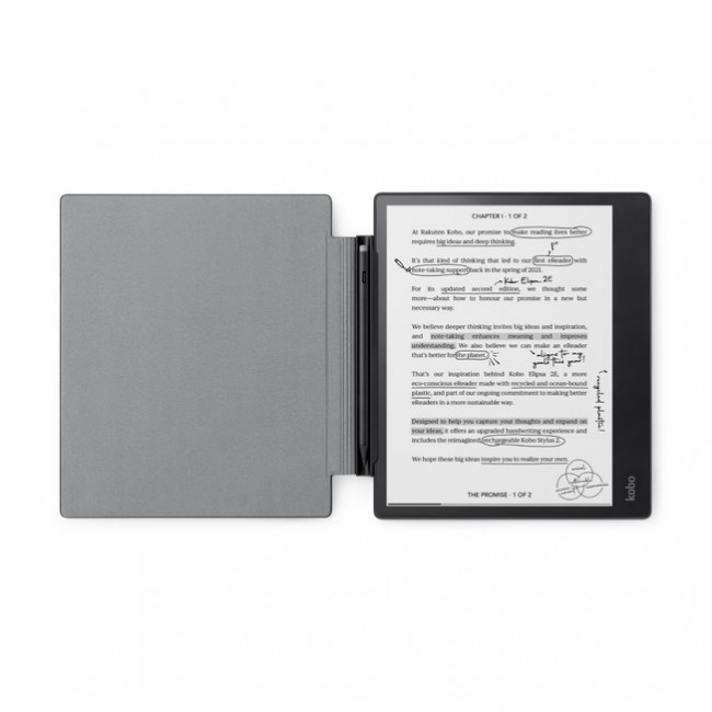 Kobo Sleepcover Elipsa 2E black Schwarz (N605-AC-BK-E-PU) (N605ACBKEPU)