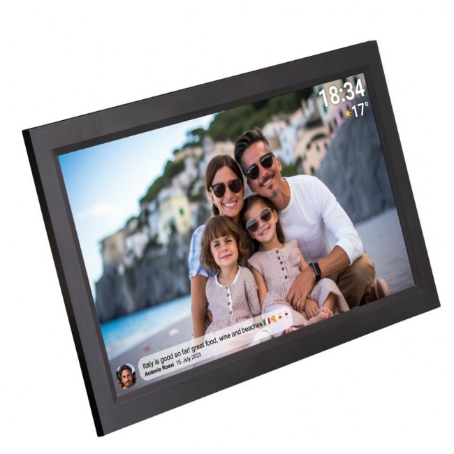 Denver PFF-1503B digital photo frame Black 39.6 cm (15.6