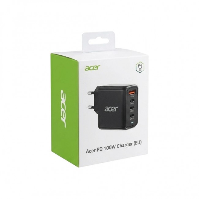 Acer ZL.ADTCC.00L mobile device charger Universal Black AC Fast charging Indoor