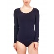 Icebreaker 103194001 XS shirt/top T-shirt Scoop neckline Long sleeve Lycra, Merino wool, Nylon